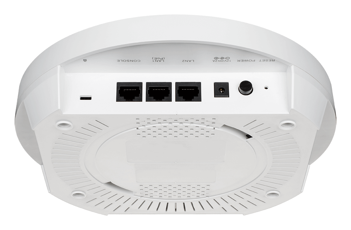 Back underside of the DWL-6620APS Wireless AC 1200 Wave2 Dual-Band Unified Access Point With Smart Antenna