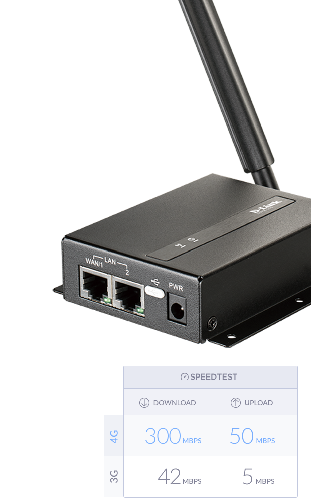 DWM-315 4G LTE Cat.6 M2M VPN Router | D-Link