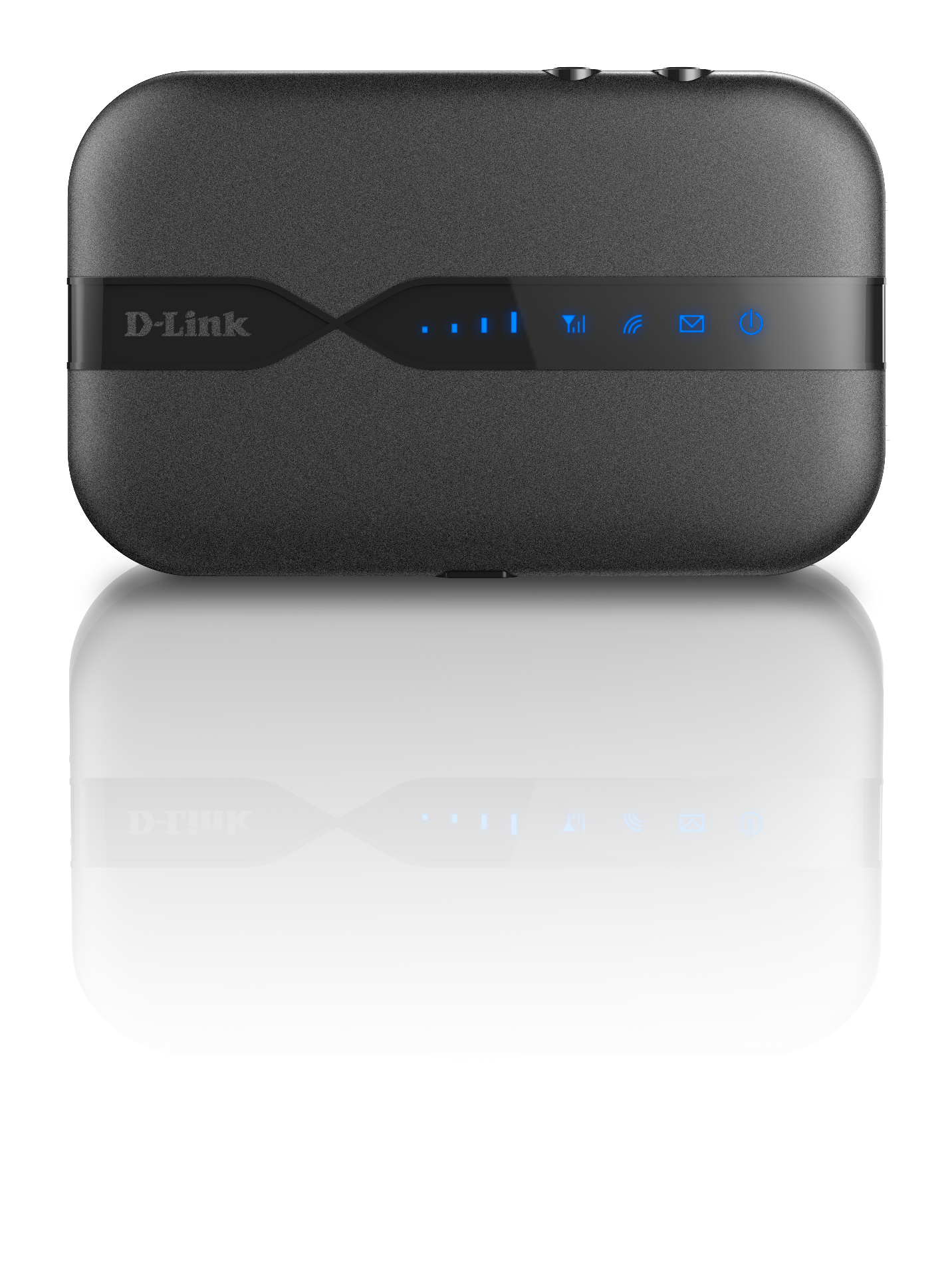 DWR-932 4G/LTE Mobile Router - front with reflection