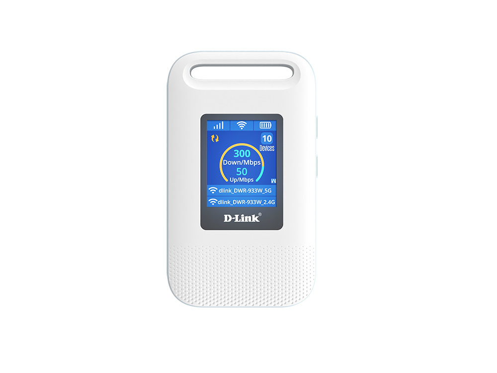 DWR-933W 4G LTE+ AX600 Wi-Fi 6 Mobile Hotspot | D-Link