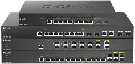 DXS-1210 Series 10 Gigabit Ethernet Smart Managed Switches