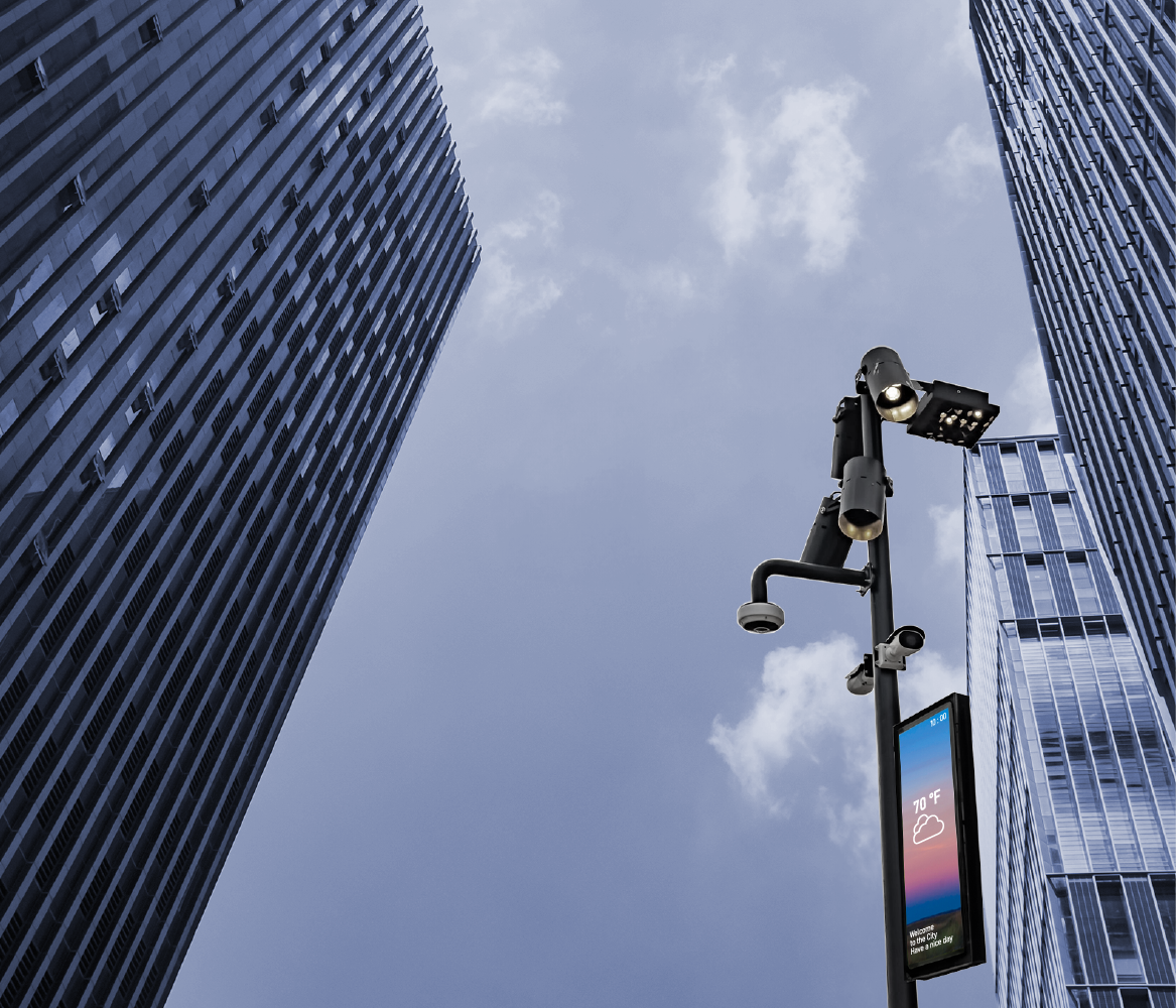 Postes sensores IoT Smart Cities