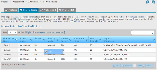 DWC-1000 Configure a schedule rule for radio settings