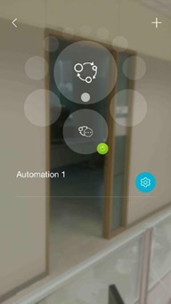 How do I set up automation using the mydlink app