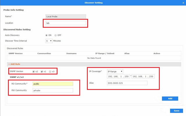 DXS 3600 How to Setup SNMP