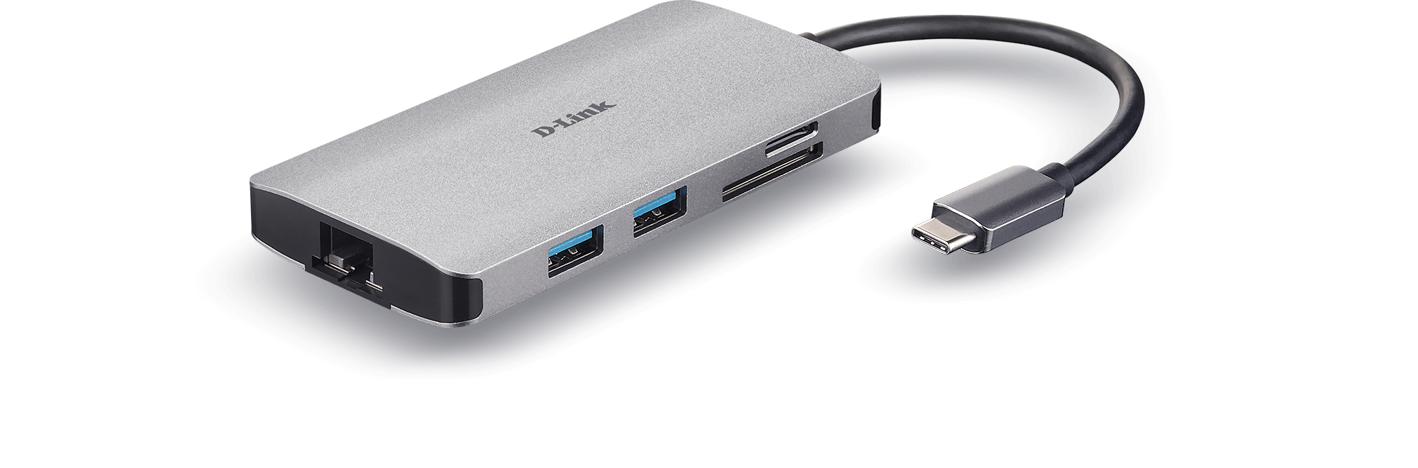 DUB M810 8 in 1 USB C Hub with HDMI Ethernet Card Reader Power