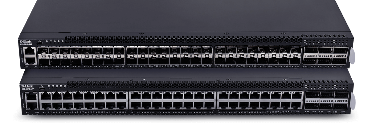 DXS-3610-54S, DXS-3610-54T Layer 3 Stackable 10G Managed Switches | D-Link