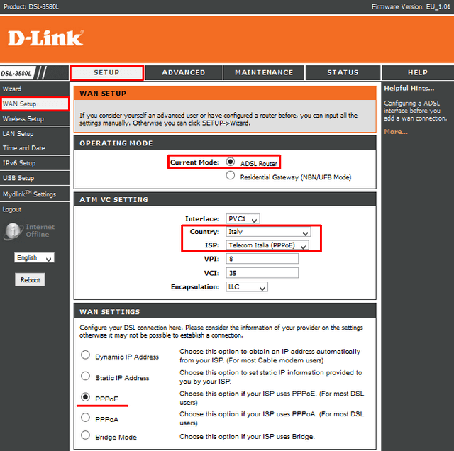 DSL_3580L_Configurazione_manuale_ADSL