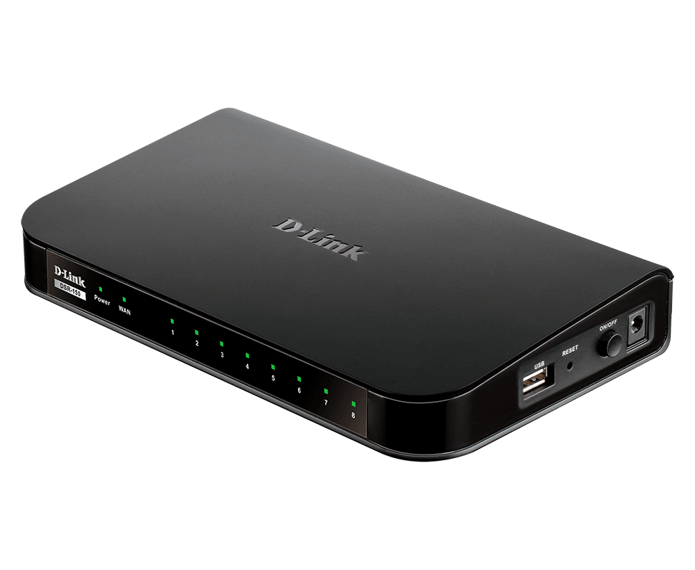 DSR-150 8-Port Fast Ethernet VPN Router | D-Link