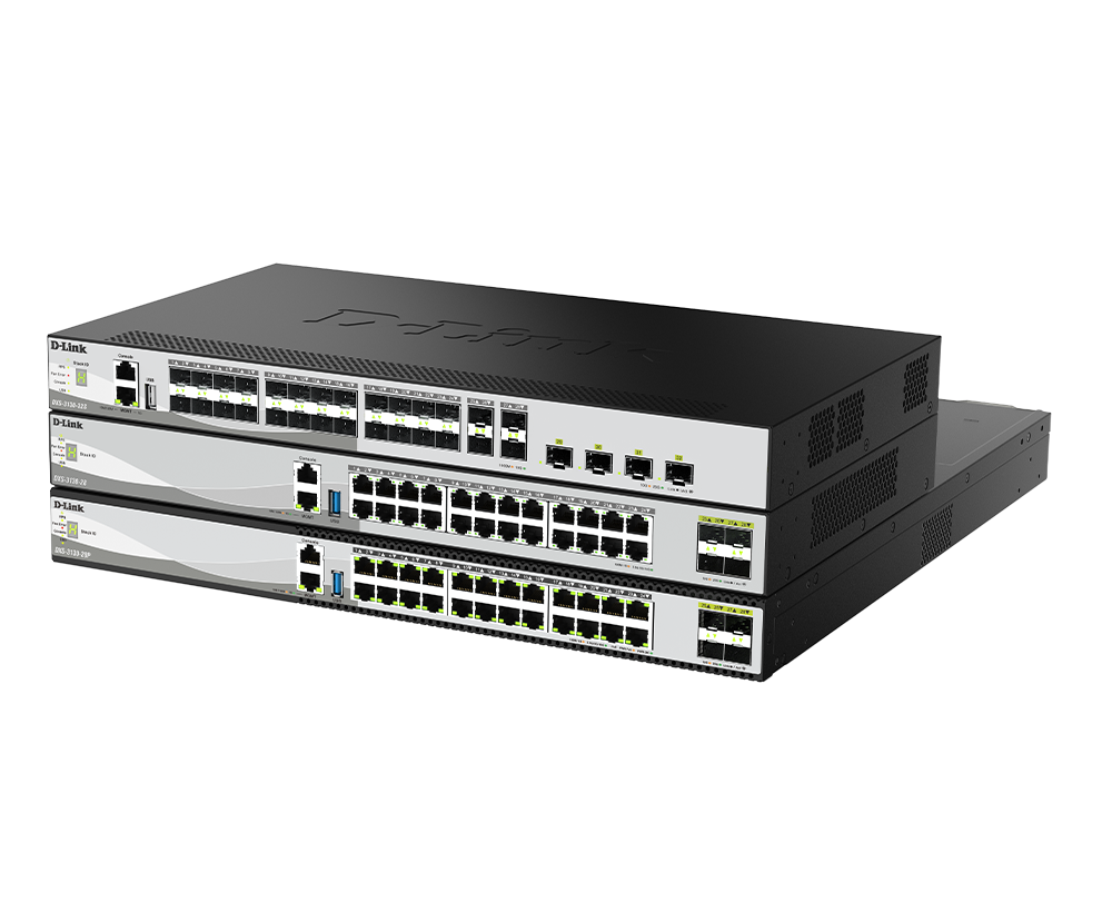 DMS-3130-serie 10G Layer 3 Stackable Managed Switches | D-Link