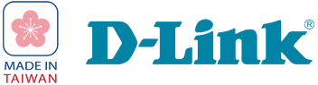 Made in Taiwan and D-Link teal logos