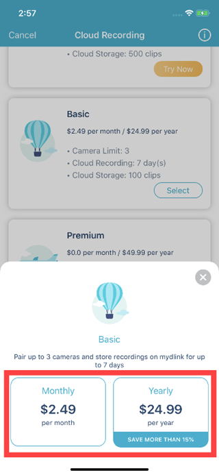 How can I activate or upgrade the cloud recording service