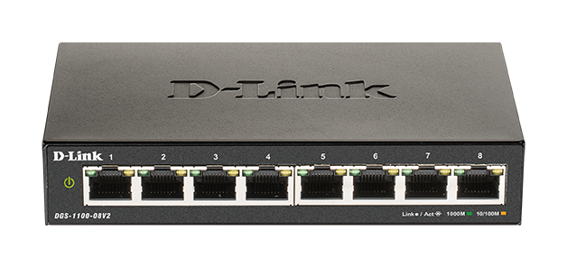 DGS-1100-05V2, DGS-1100-05PDV2, DGS-1100-08V2, DGS-1100-08PV2, DGS-1100-10MPV2 (Max PoE), DGS-1100-16V2, DGS-1100-24V2, DGS-1100-24PV2, DGS-1100-26MPV2 (Max PoE) Gigabitowe zarządzalne przełączniki Smart | D-Link Polska DGS-1100-05V2, DGS-1100-05PDV2, DGS-1100-08V2, DGS-1100-08PV2, DGS-1100-10MPV2 (Max PoE), DGS-1100-16V2, DGS-1100-24V2, DGS-1100-24PV2, DGS-1100-26MPV2 (Max PoE) Gigabitowe zarządzalne przełączniki Smart | D-Link Polska