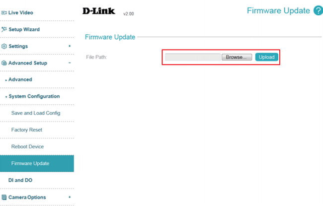 Visual Reference: How To Update The Firmware