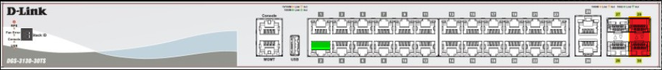 DGS-3130-30XX 2-port-SFP+