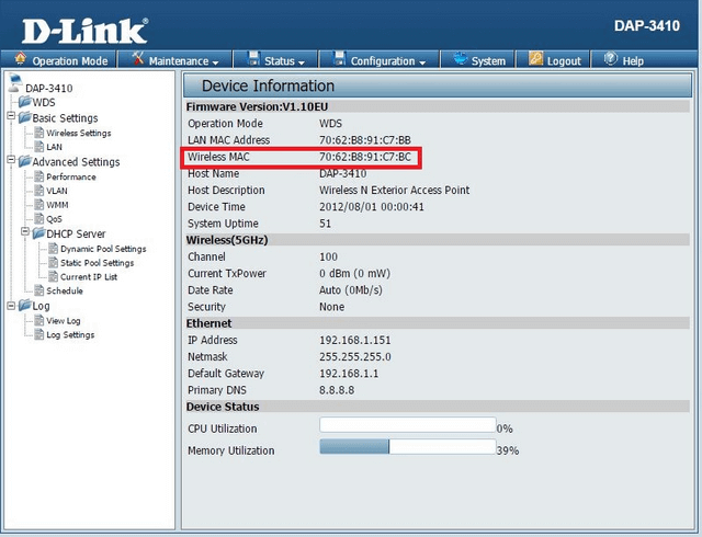 DAP 3410 How to setup WDS