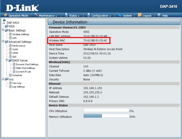 DAP 3410 How to setup WDS