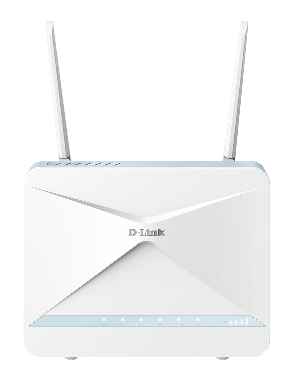 G416 EAGLE PRO AI AX1500 4G Cat 6 Smart Router - Front view.