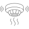Smoke alarm sound detection