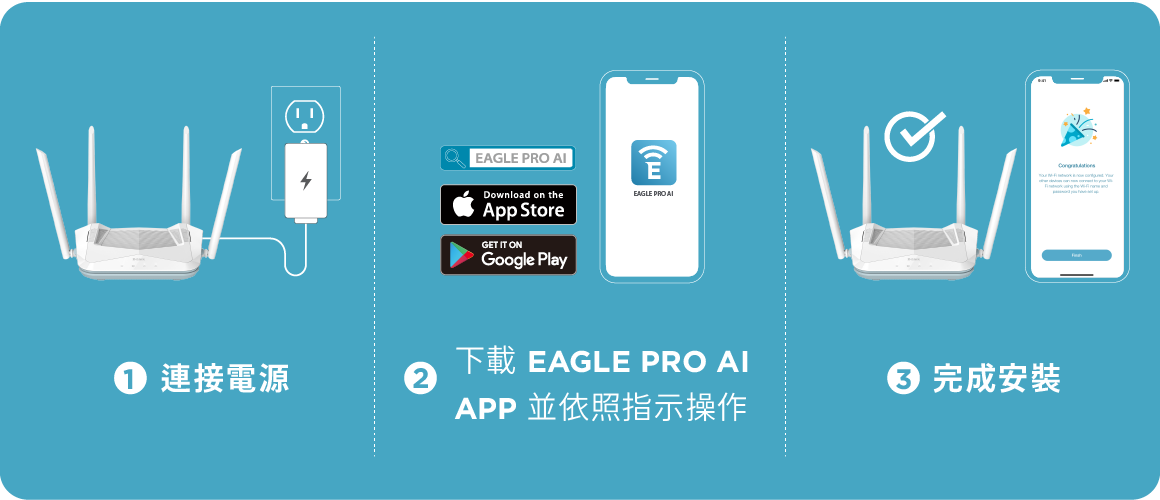 三步驟輕鬆安裝
