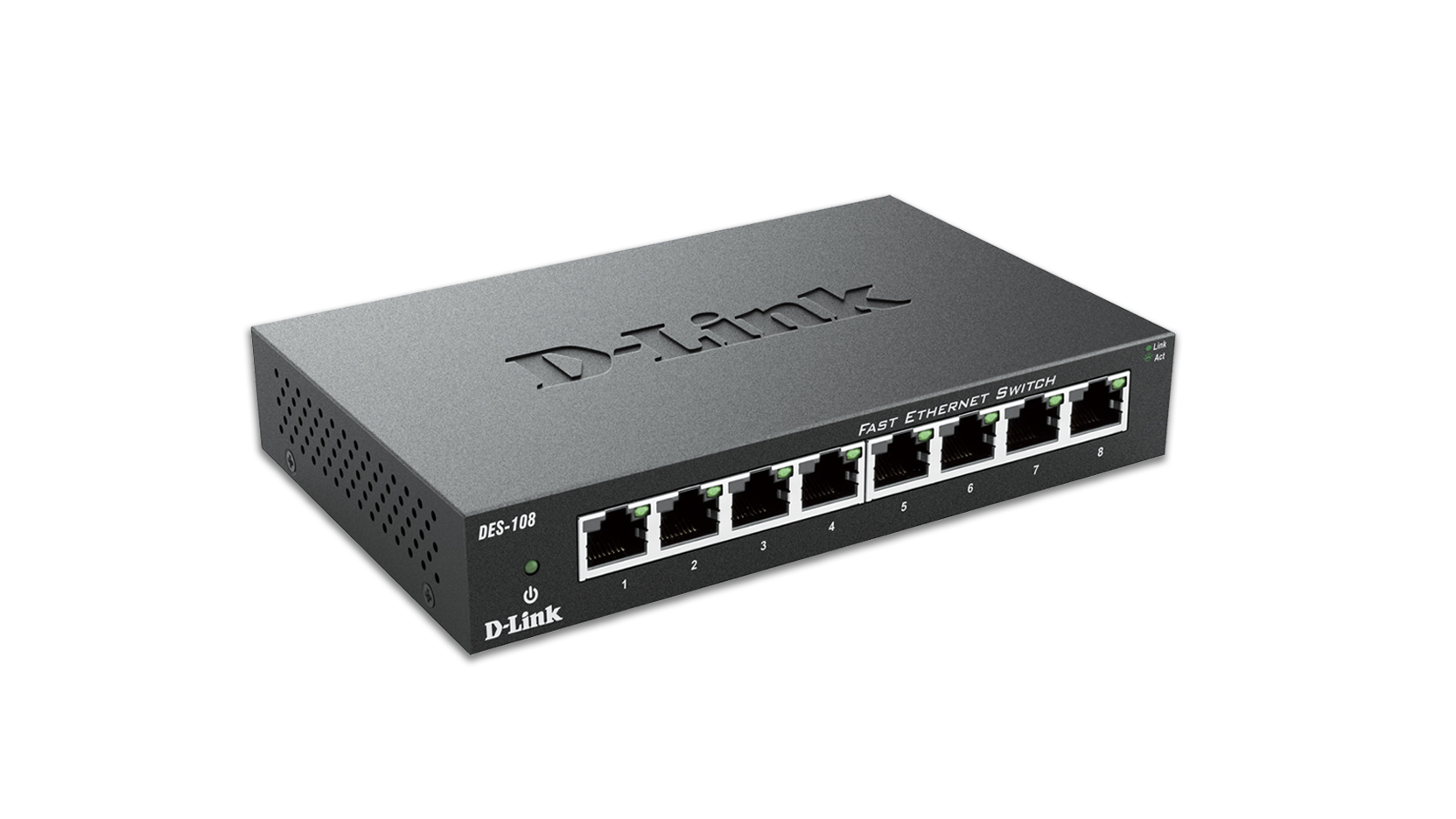 D-Link DES-108, Unmanaged 8 Port Network Switch UK