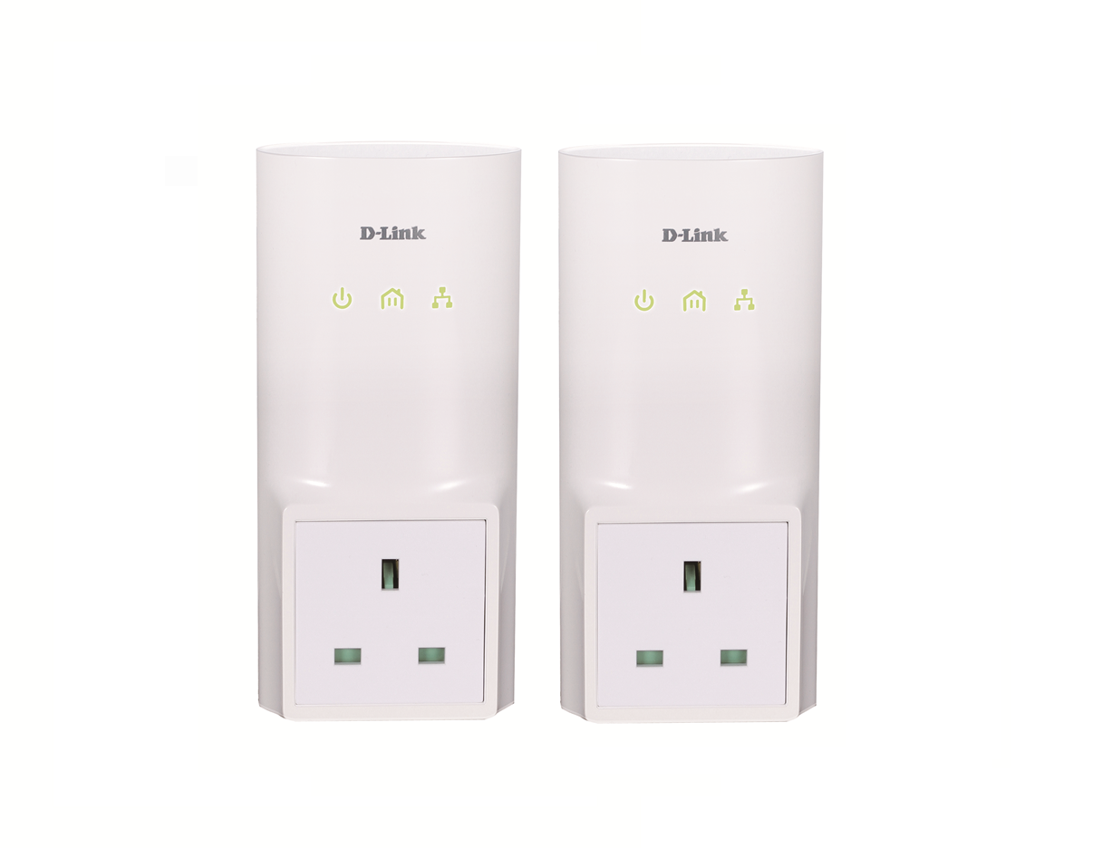 DHPP307AV PowerLine AV Passthrough Adapter Kit DLink UK