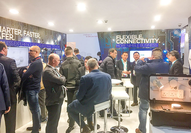 D-Link MWC 2018 Booth