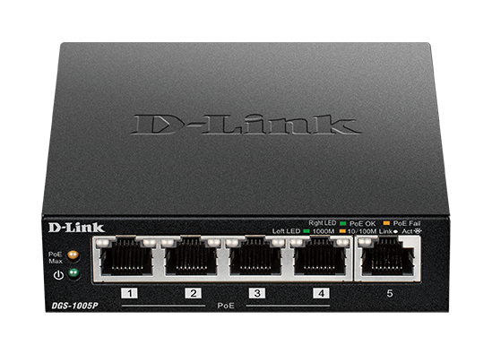 4 Port PoE Plus Switch