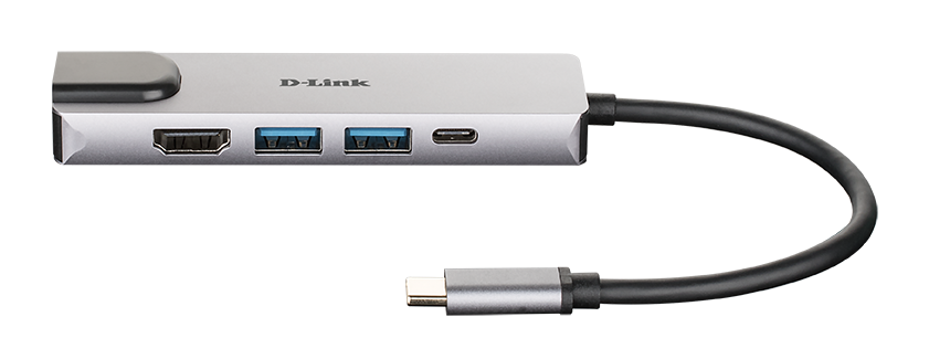 DUB-M520 5-in-1 USB-C Hub with HDMI/Ethernet and Power Delivery
