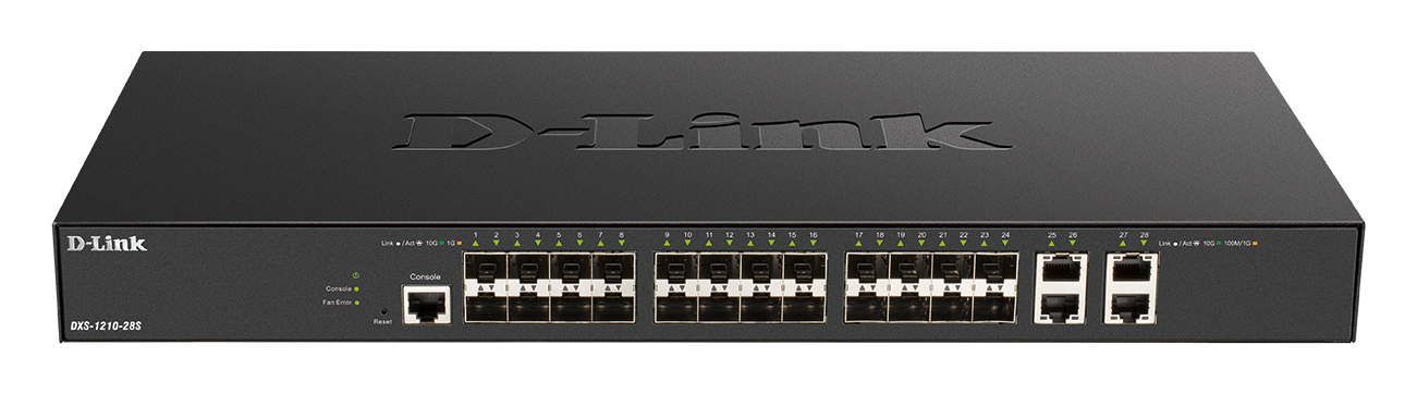 DXS-1210-28T, DXS-1210-28S 10 Gigabit Ethernet Smart Managed