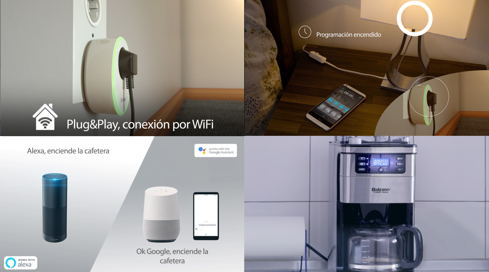 Cafetera wifi online google home